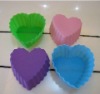 heart shaped silicone cake pan