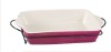 Wholesale Rectangle Stoneware bakeware with Rack