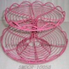 2-Tire Wire Powder Coat Cake Stand