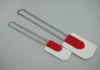 Wholesale silicone scraper with stainless steel handle