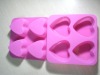 heart shape silicone cake molds