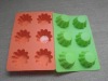 Wholesale silicone 6 cup- daisy flower cake mould