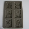 Wholesale 6 Cups Silicone Cookie Mould For Christmas