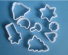 Wholesale 8PCS/set plactic cookie cutter christmas series comply with FDA and LFGB