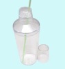 Wholesale ningbo 600ml plastic mixing cocktail shaker bottle