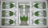 Wholesale wine gift glass set/promotion gift glass set/wine jug and glass cup