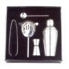 Wholesale stainless steel cocktail shaker gift set