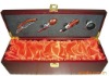 Wholesale wooden/leather wine box