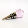 Wholesale Clear Cut crystal glass wine stopper