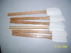 Wholesale silicone rubber butter scraping knife with wood handle
