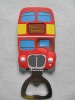 PVC bottle opener with shoes pattern