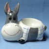 Ceramic donkey egg cup