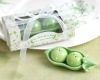 Wholesale Wedding favors Two Peas in a Pod - Ceramic Salt & Pepper Shakers in Ivy Print Gift Box