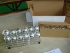 Wholesale herb spice tool ,90ml glass bottle with spice plastic cap and metal rack