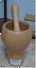 Wholesale wooden mortar & pestle