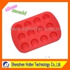 Wholesale red muffin silicone mould