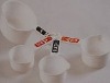 Wholesale 4pcs round plastic measuring cups and spoons