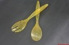 Colorful acrylic salad spoon and fork set