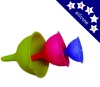 Wholesale Color silicone funnel for family usage
