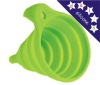 Wholesale Color silicone funnel for family usage/folding silicone hopper