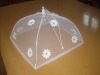 mesh food cover (with 12 flowers)