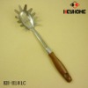 Wholesale pasta server with soft grip