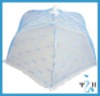 Wholesale pop up mesh food cover with woven decorations