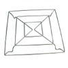 Wholesale 18cm steam rack(square shape)