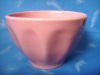 Wholesale pink color glazed bowl