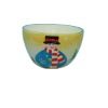 Wholesale ceramic santa bowl,porcelain bowl,dolomite dinnerware with santa design