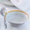round ceramic rice bowl