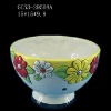 Porcelain Multi-colored Fruit Bowl