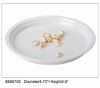 Wholesale 8.75" white porcelain round plate