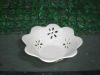White porcelain fruit plate