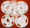 porcelain soup plate