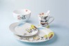 Wholesale children dinner set - cow decal