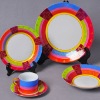 handpainted porcelain tableware