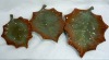 Wholesale ceramic plates leaf shape