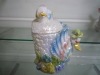 Wholesale ceramics duck glvanized storage pot