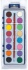 16 colour water colour w/paint brush 2.1x0.3cm