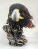 Polyresin eagle head decoration