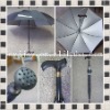 Wholesale Printing logo wooden handle straight walking stick umbrella