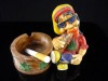 Wholesale 3D Jamaica statue Resin Ashtray