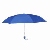 Super mini blue three folding umbrella