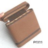 Wholesale CUSTOMER ART GENUINE LEATHER CIGAR CASE 6 finger free logo, with cigar cutter holder