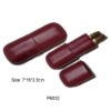 Wholesale CUSTOMER ART GENUINE LEATHER CIGAR CASE 2 finger free logo, with cigar cutter holder