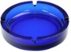 Wholesale Blue Glass Ashtray colored glass ashtray