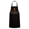 Wholesale cotton black apron with embroidery