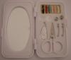 hotel sewing kit with mirror / housewife sewing set/mini household sewing kit/plastic sewing needles kit