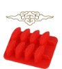 Wholesale Lip shape silicone ice trayT006)